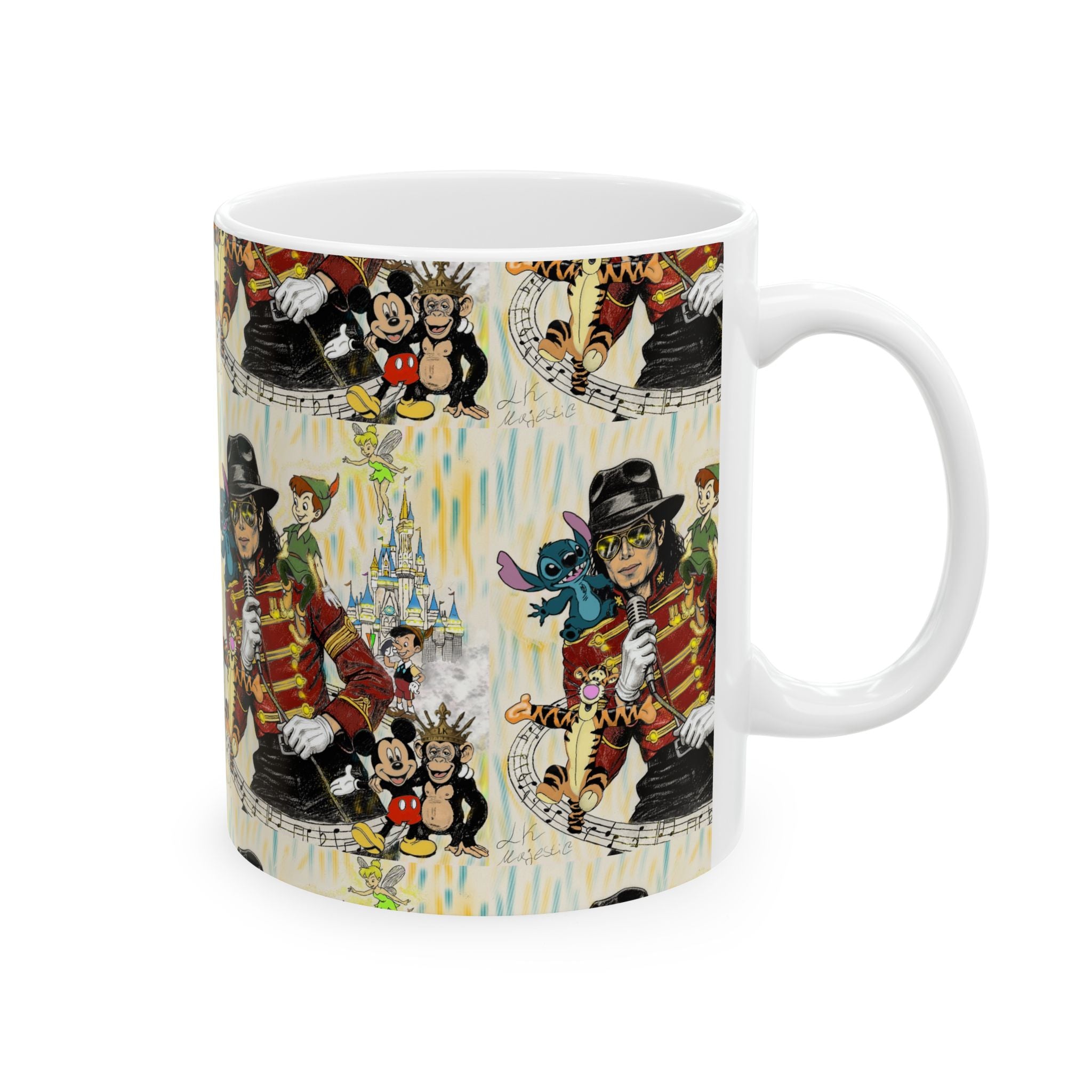MJ Ceramic Mug, (11oz, 15oz)