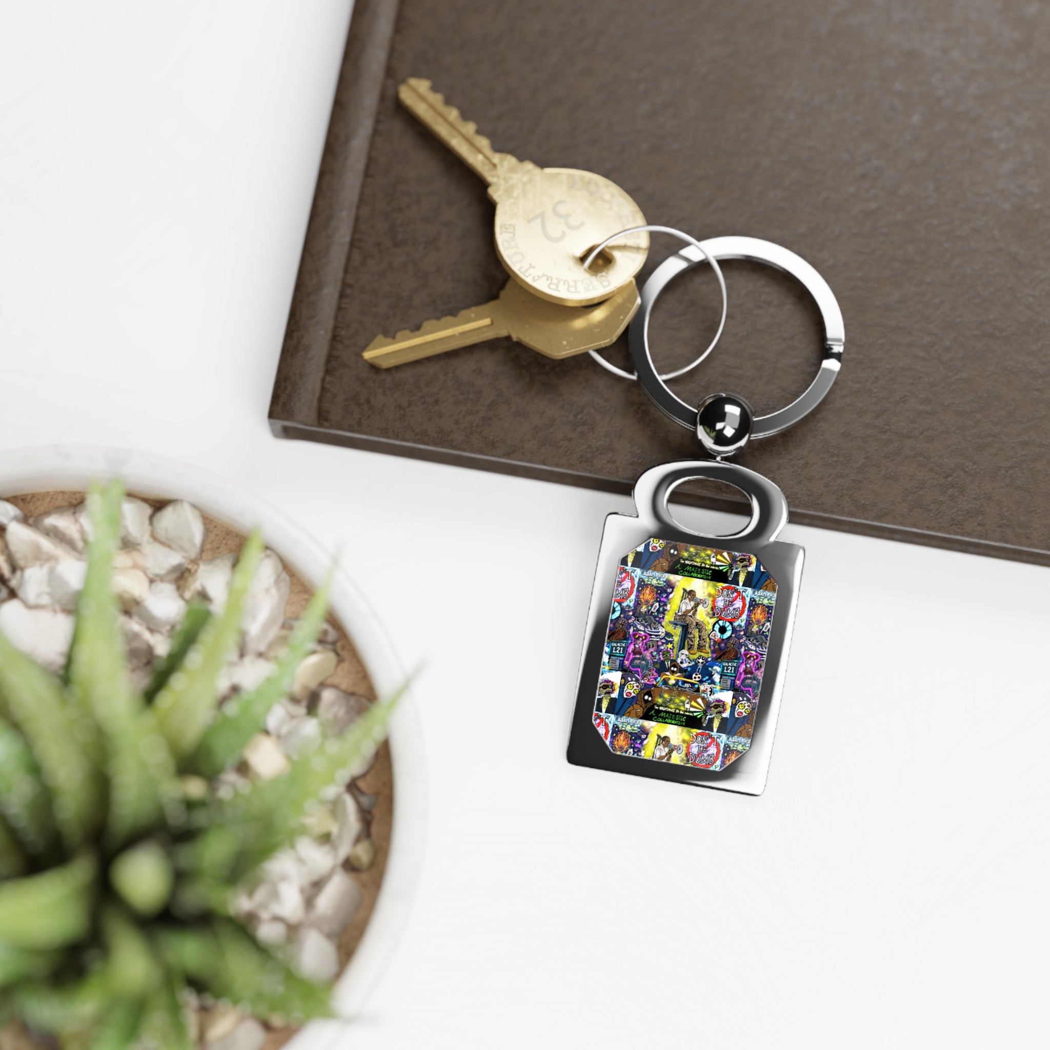 DBD Rectangle Photo Keyring