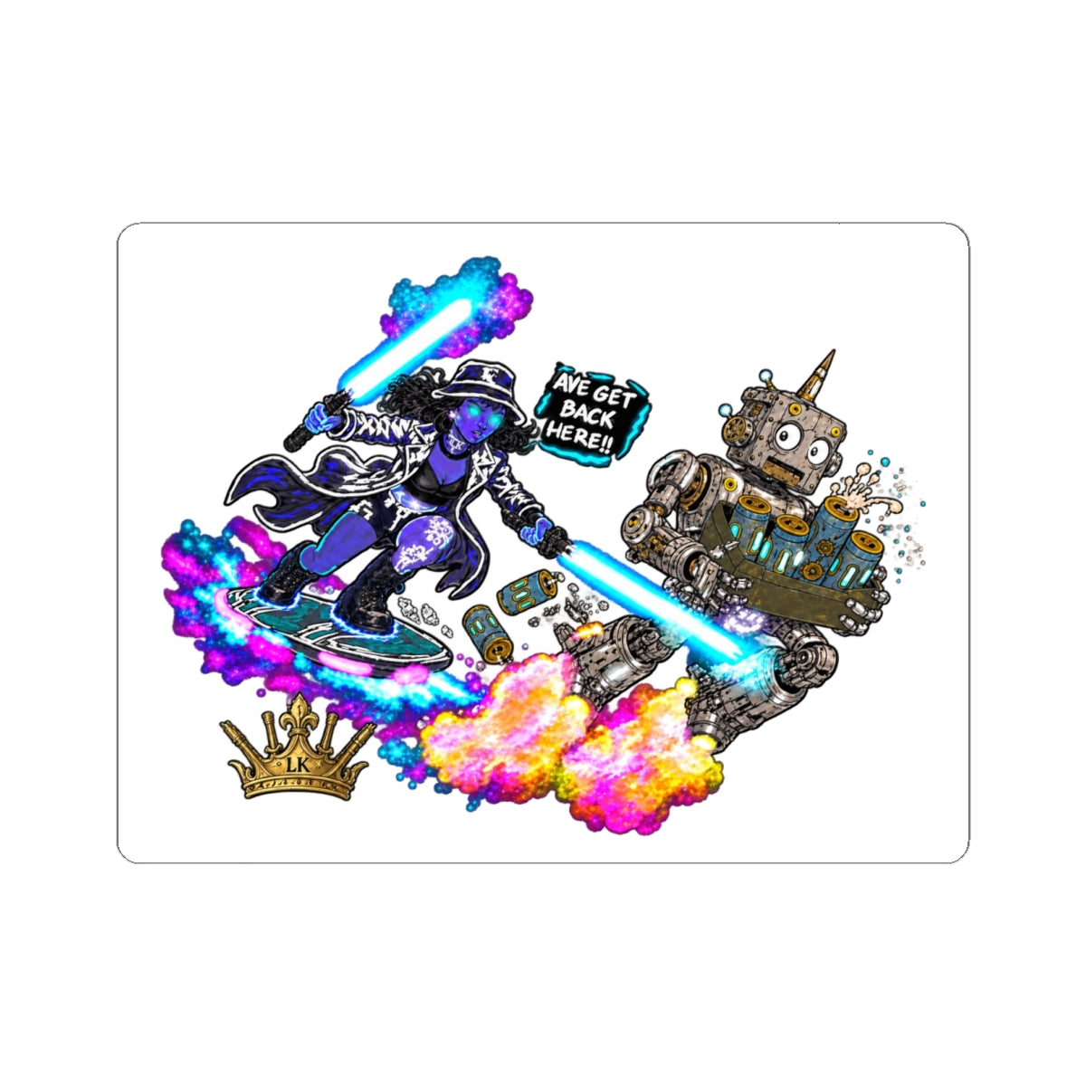 L21-Cosmic Beer Rush Thief Stickers