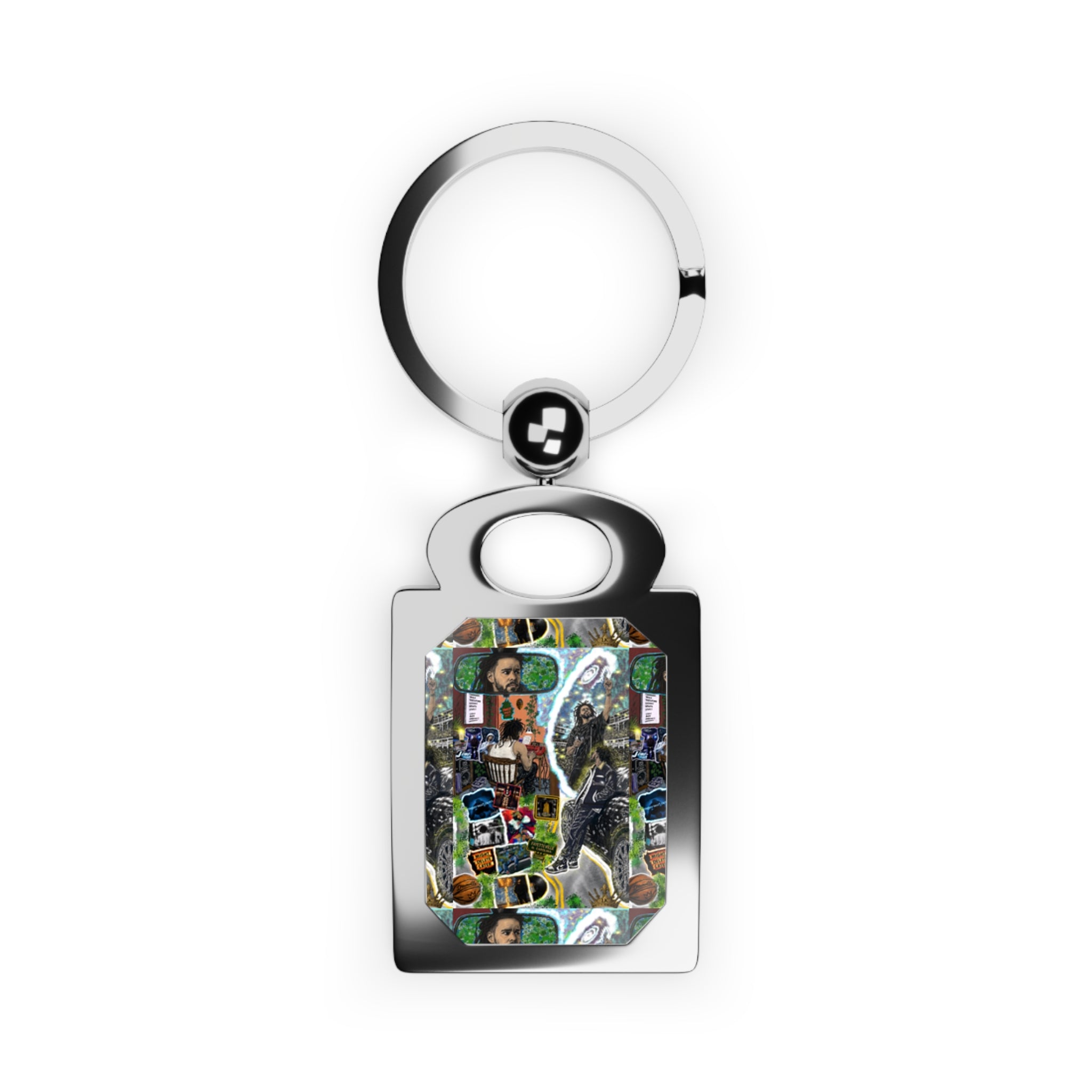 TFO Rectangle Photo Keyring