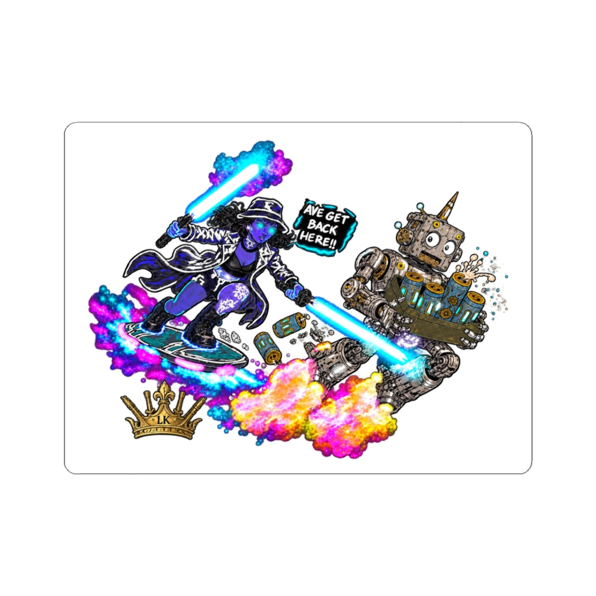 L21-Cosmic Beer Rush Thief Stickers