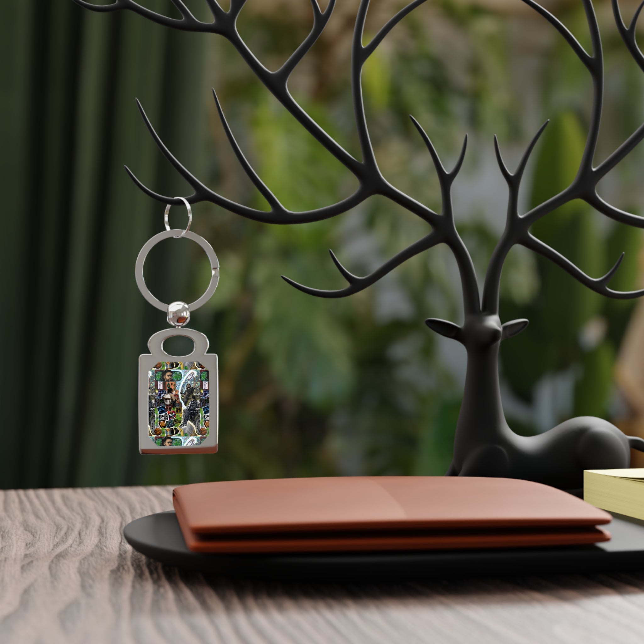 TFO Rectangle Photo Keyring